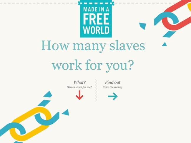 Courtesy SlaveryFootprint.org